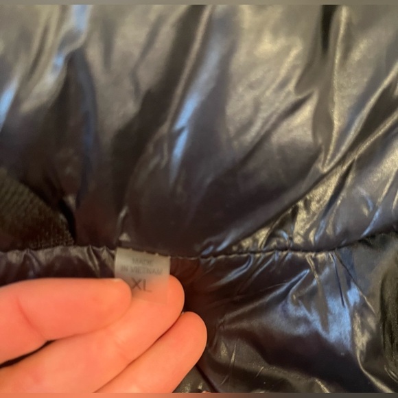 S13 New York Kylie Jacket Gloss Black Duck Down Winter Coat Puffer Jacket Sz. XL - Picture 9 of 10